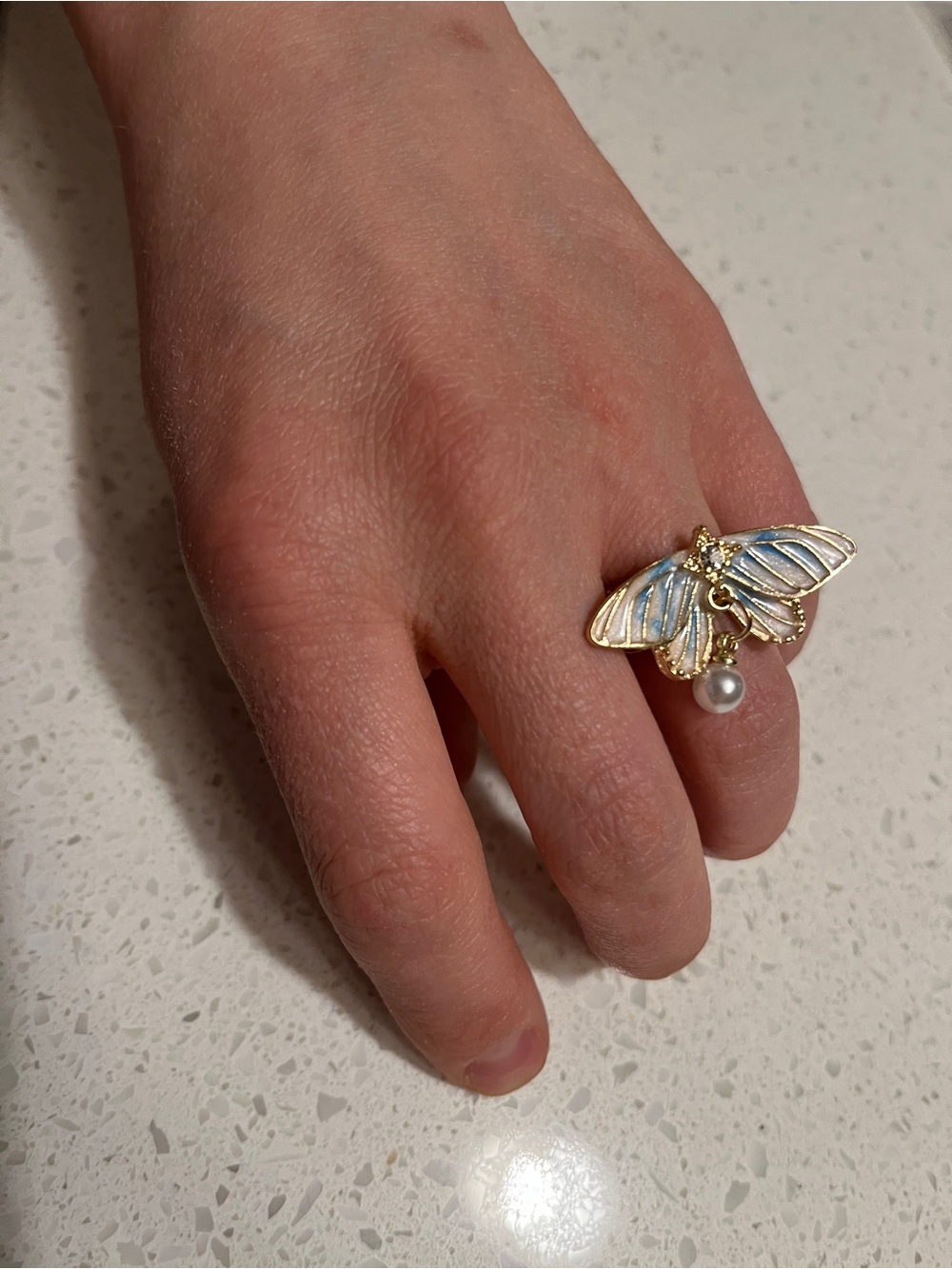 Moth Adjustable Versatile Finger Ring - Picture 3 of 7